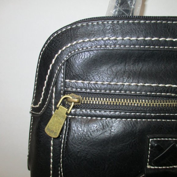 *b.o.c. Black Backpack with Signature Key Fob Accent Stitching - Picture 2 of 8